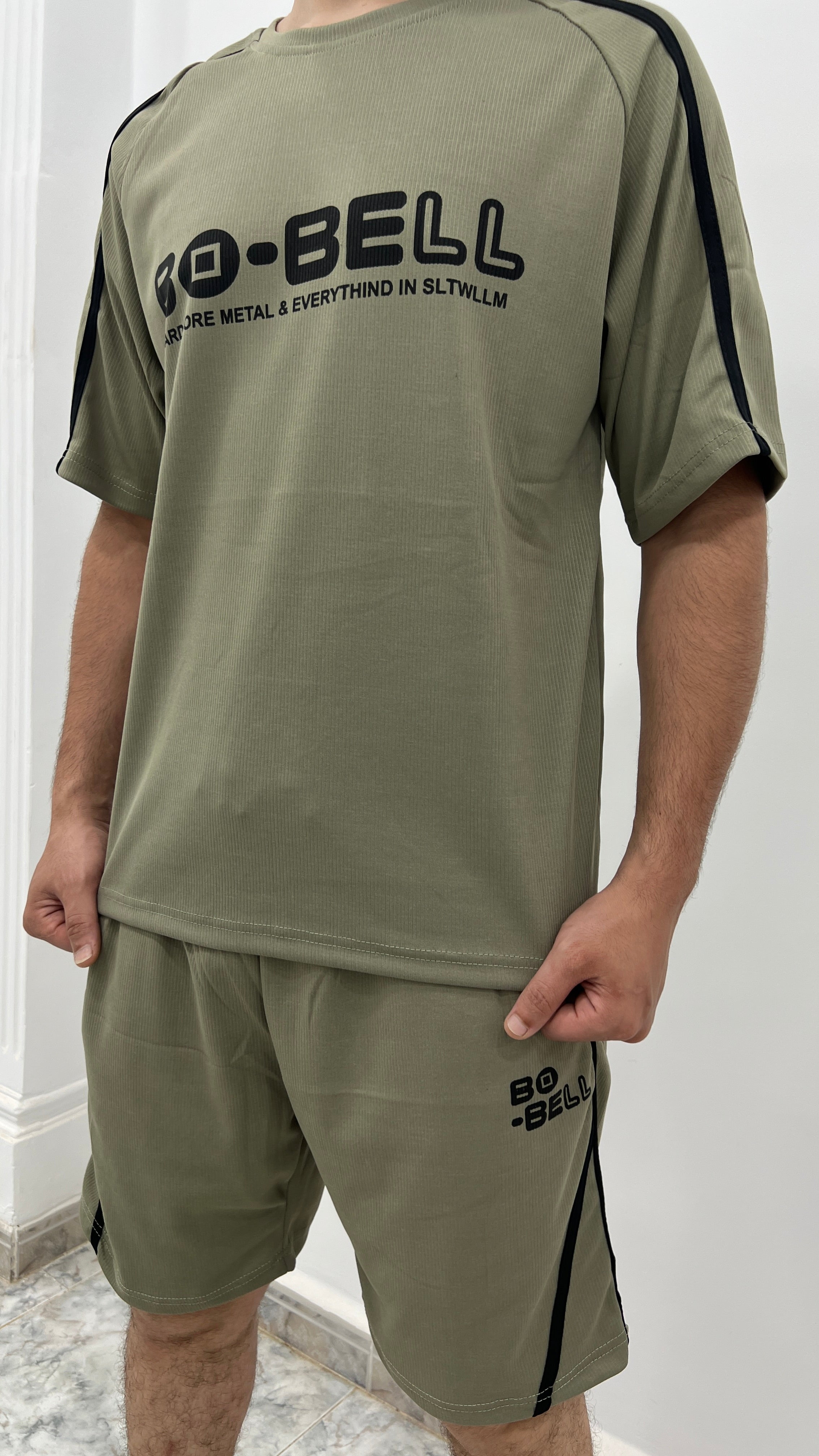 BO-BELL Premium Summer Set طقم صيفي فاخر (تيشرت + شورت)