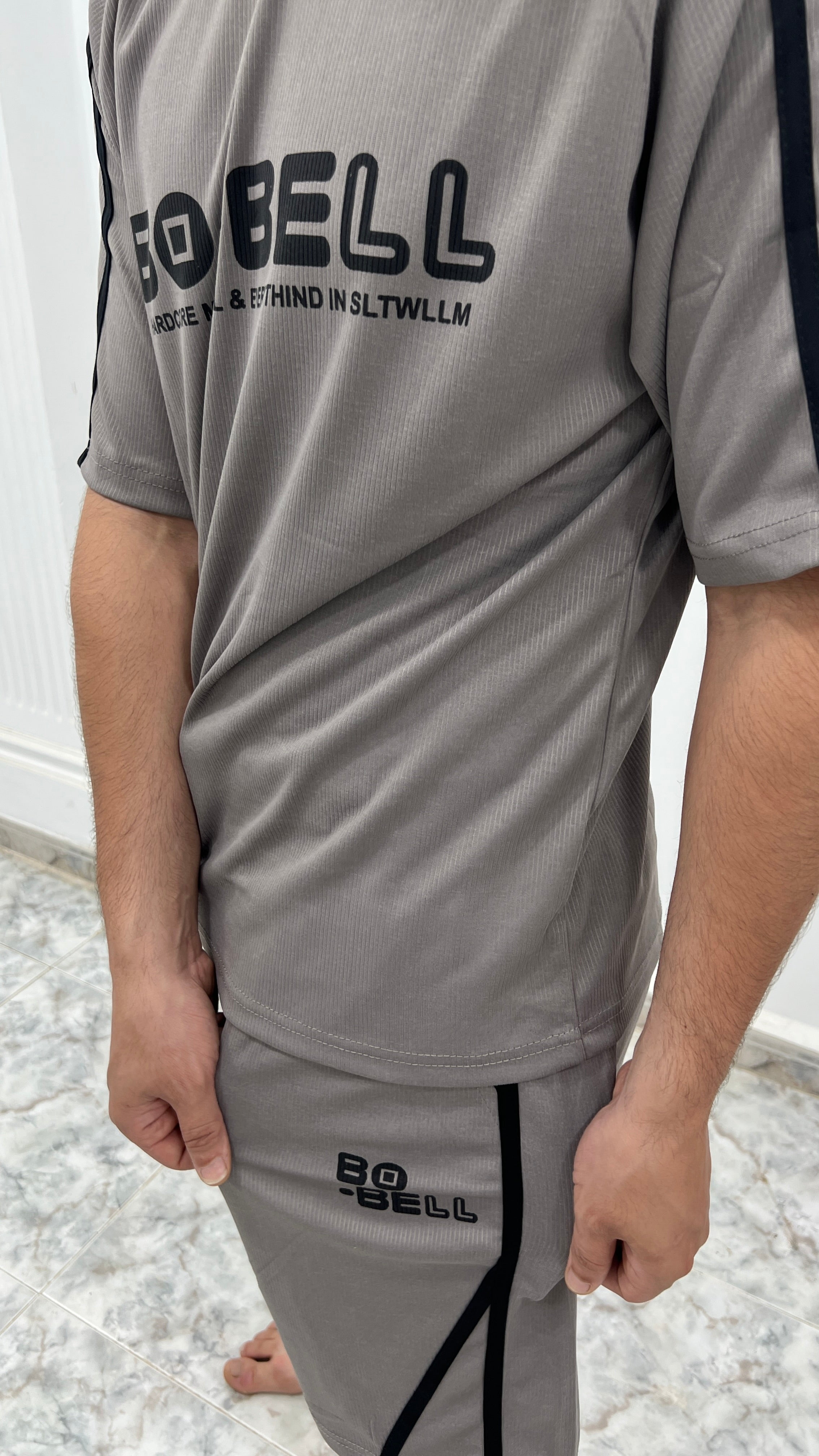BO-BELL Premium Summer Set طقم صيفي فاخر (تيشرت + شورت)