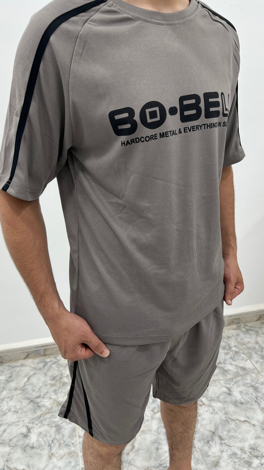 BO-BELL Premium Summer Set طقم صيفي فاخر (تيشرت + شورت)